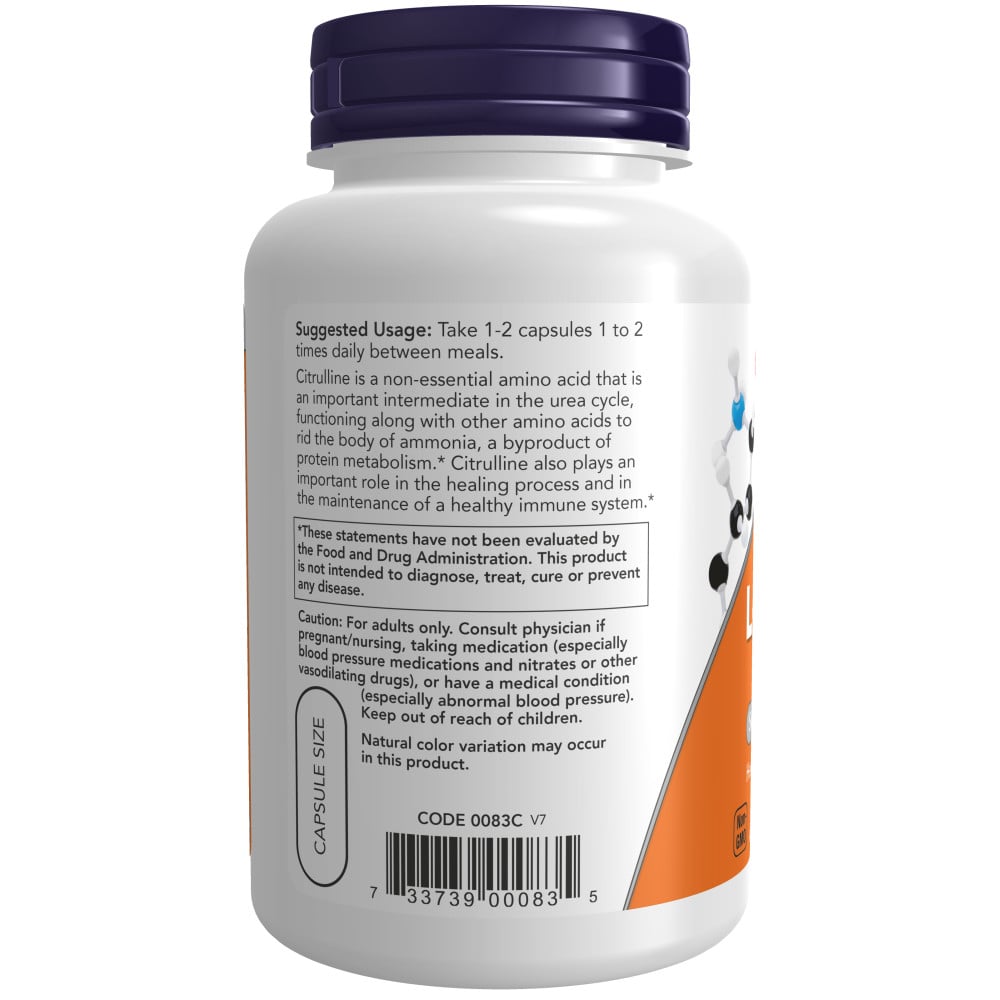 NOW - L-Citrulline 750 mg 90s