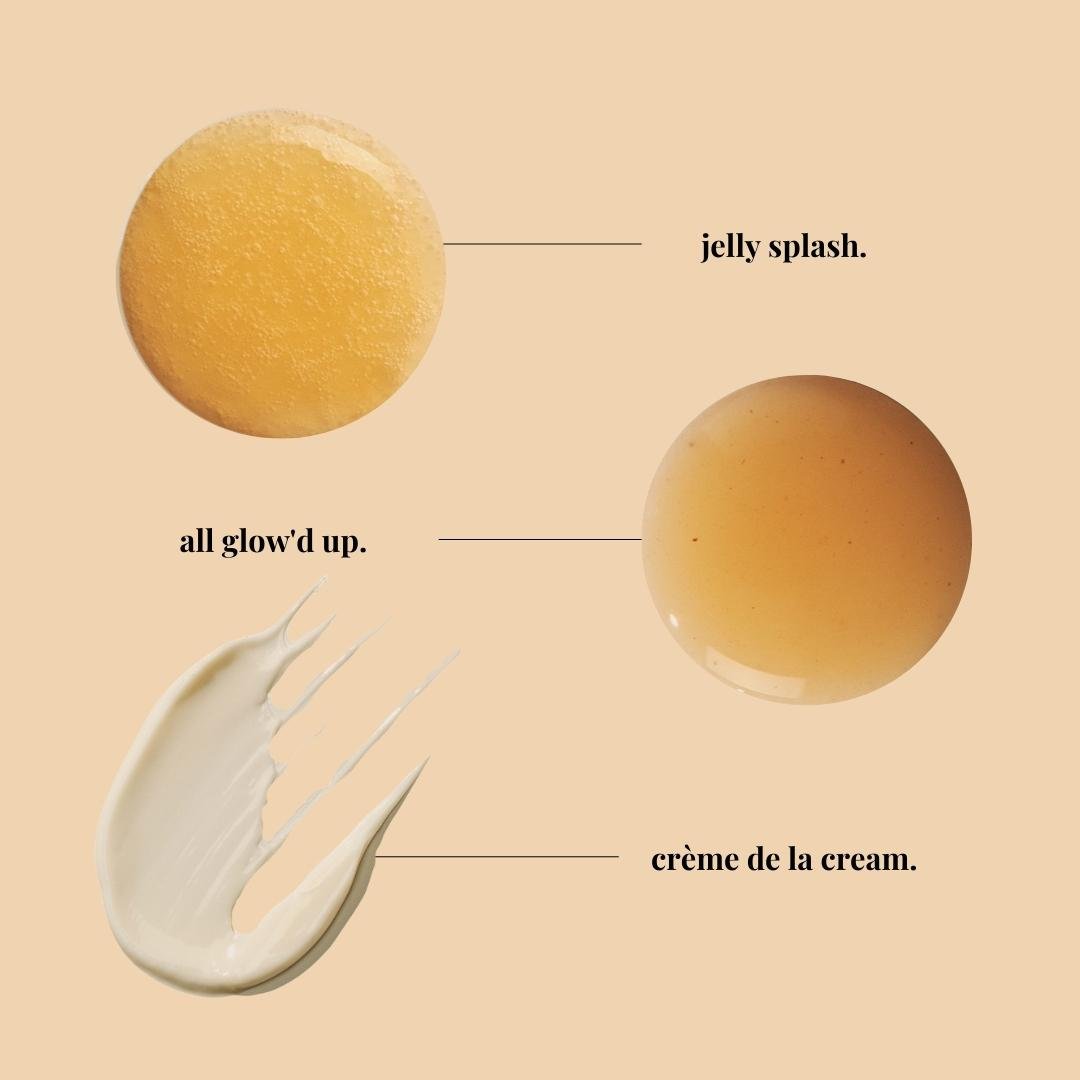 Lelive - Bestselling 3 Step Routine - Brighten, Clarify + Glow (all skin types)