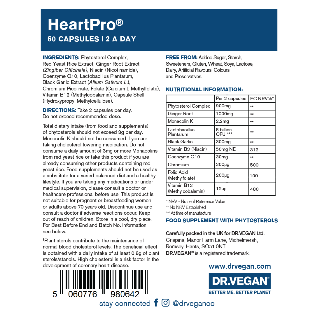 Dr Vegan - HeartPro 60s