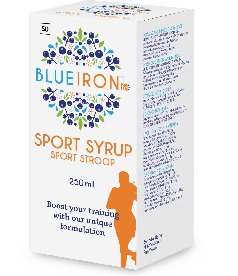 Blueiron - Sport Blueberry 250ml