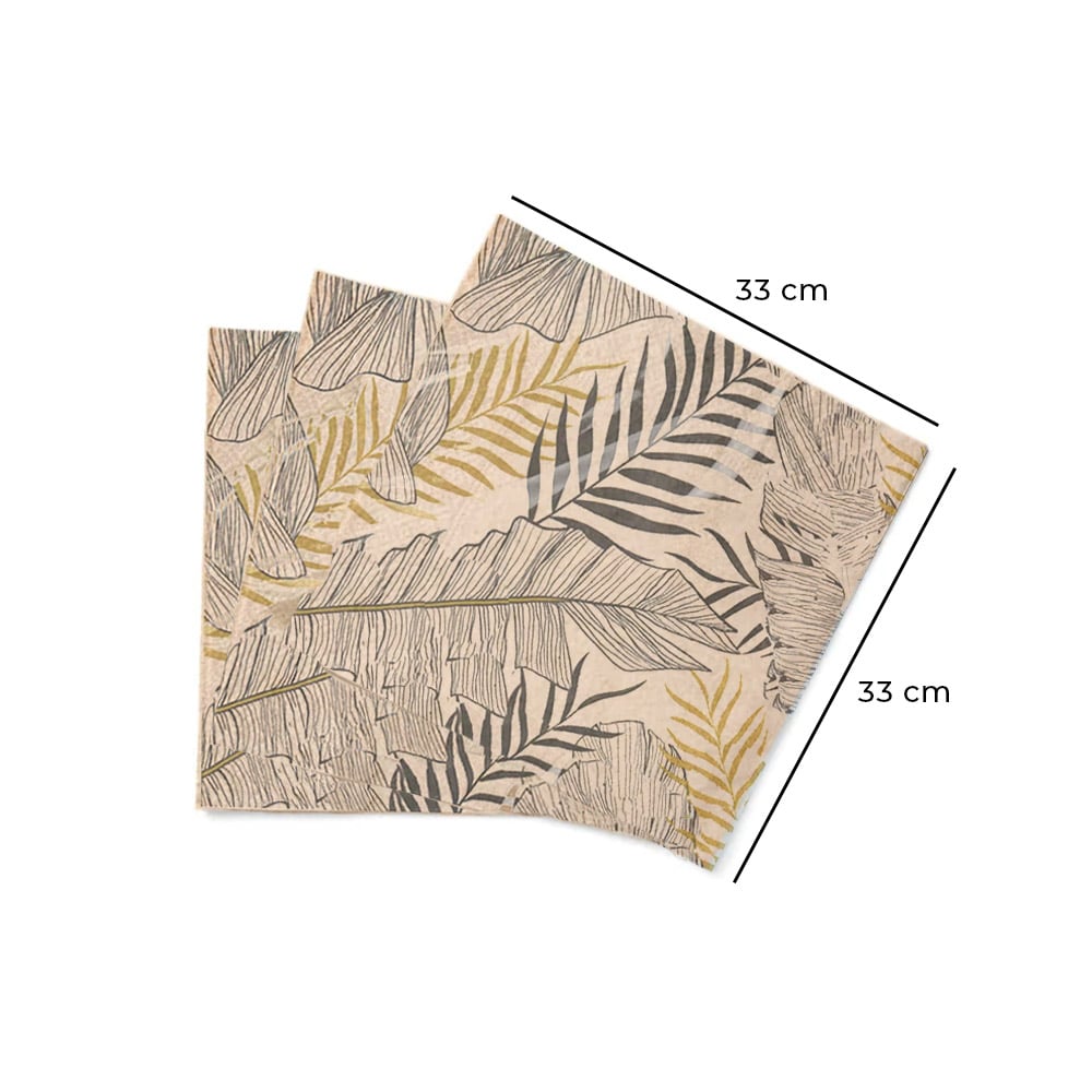 Eco Lifestyle - 3Ply Recycled Paper Serviettes 20s