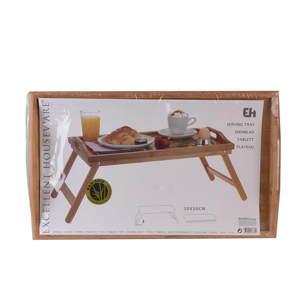 Eco Lifestyle - Bamboo Foldable Serving Tray 50cm