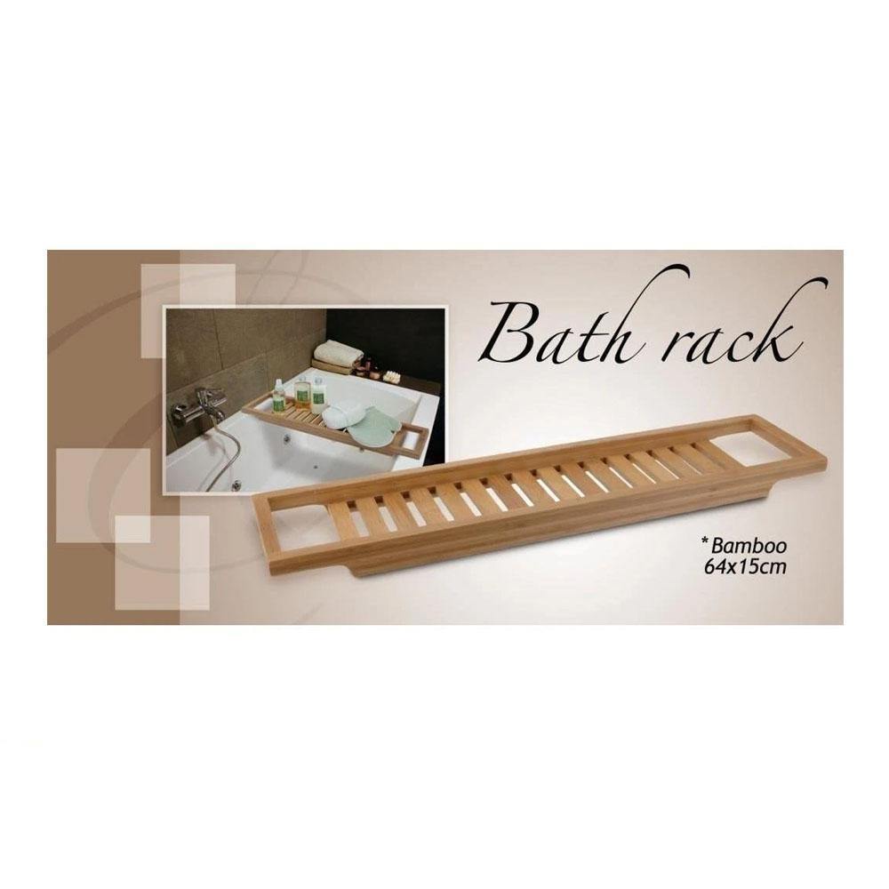 Eco Lifestyle - Bamboo Bathroom Caddy Rack 65cm