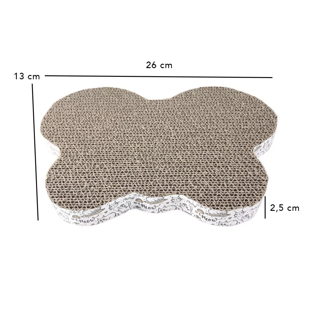 Eco Lifestyle - Catnip Infused Cat Scratcher Butterfly Print