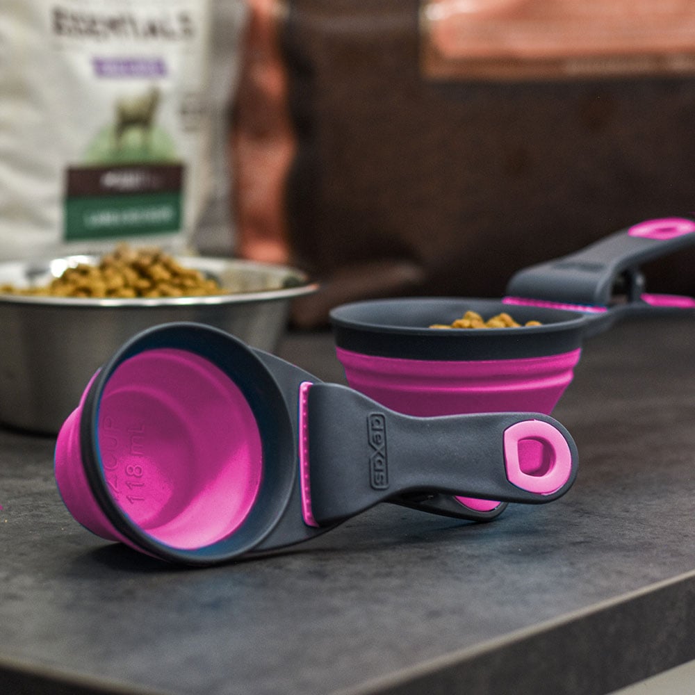 Eco Lifestyle - Foldable Pet Food Scoop Pink 237ml