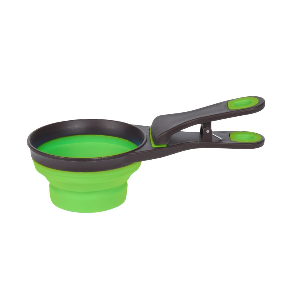 Eco Lifestyle - Foldable Pet Food Scoop Green 237ml