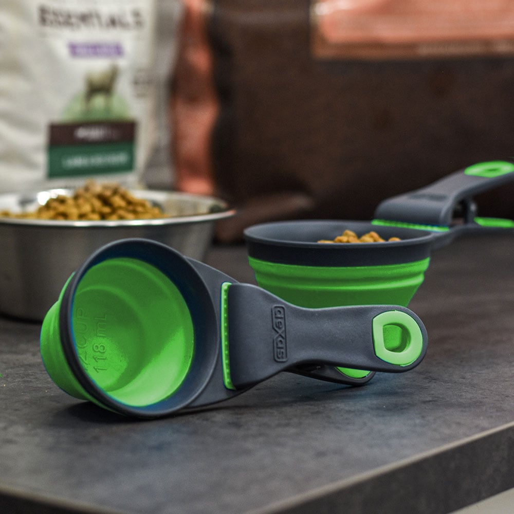 Eco Lifestyle - Foldable Pet Food Scoop Green 237ml