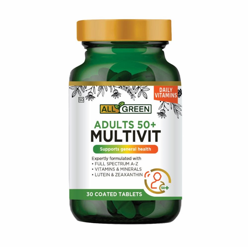 All Green - ADULTS 50+ MULTIVIT  30s