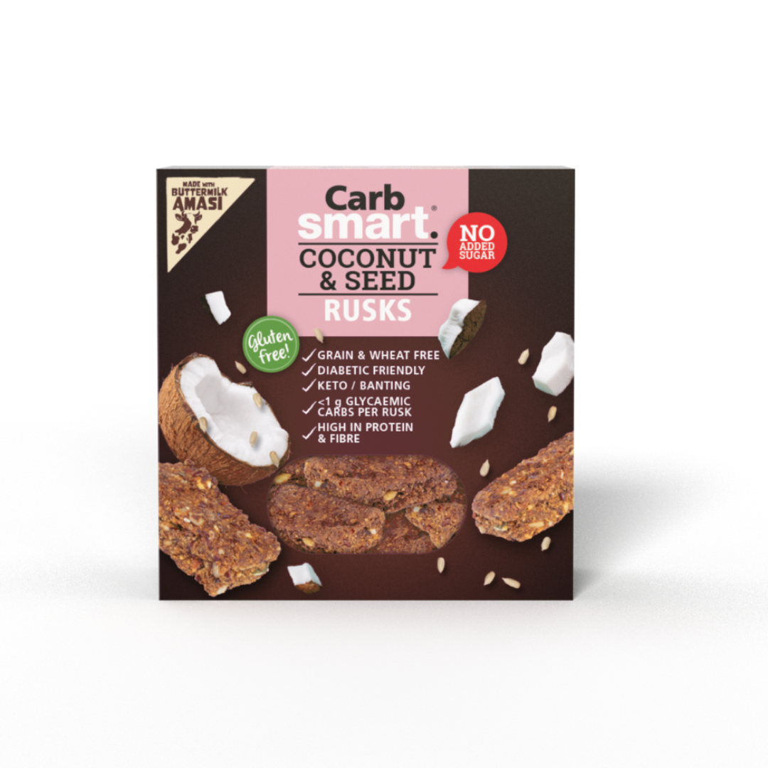 Carbsmart -  Rusks Coconut & Seed 200g