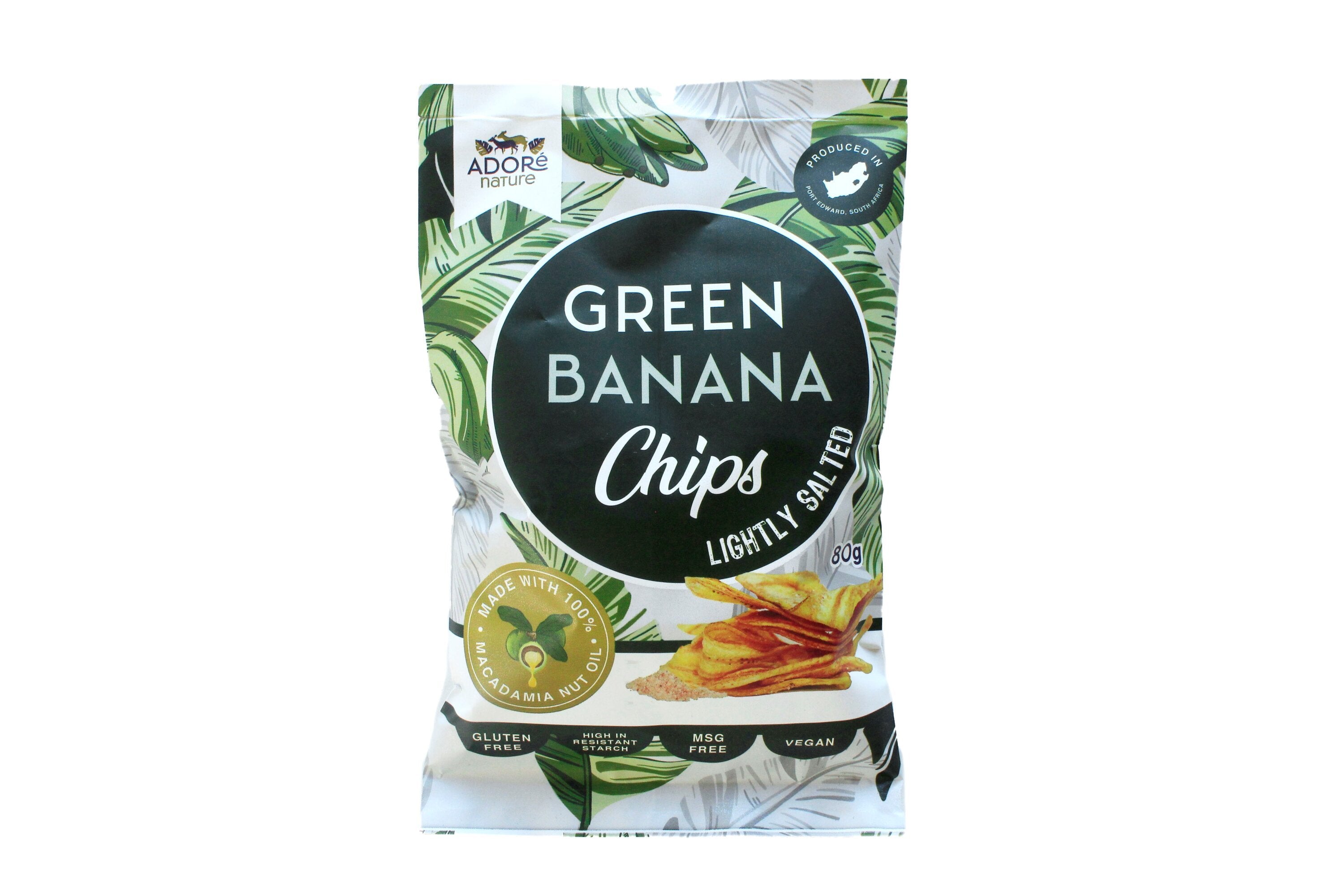 Adore Nature - Green Banana Chips Lightly Salted 80g