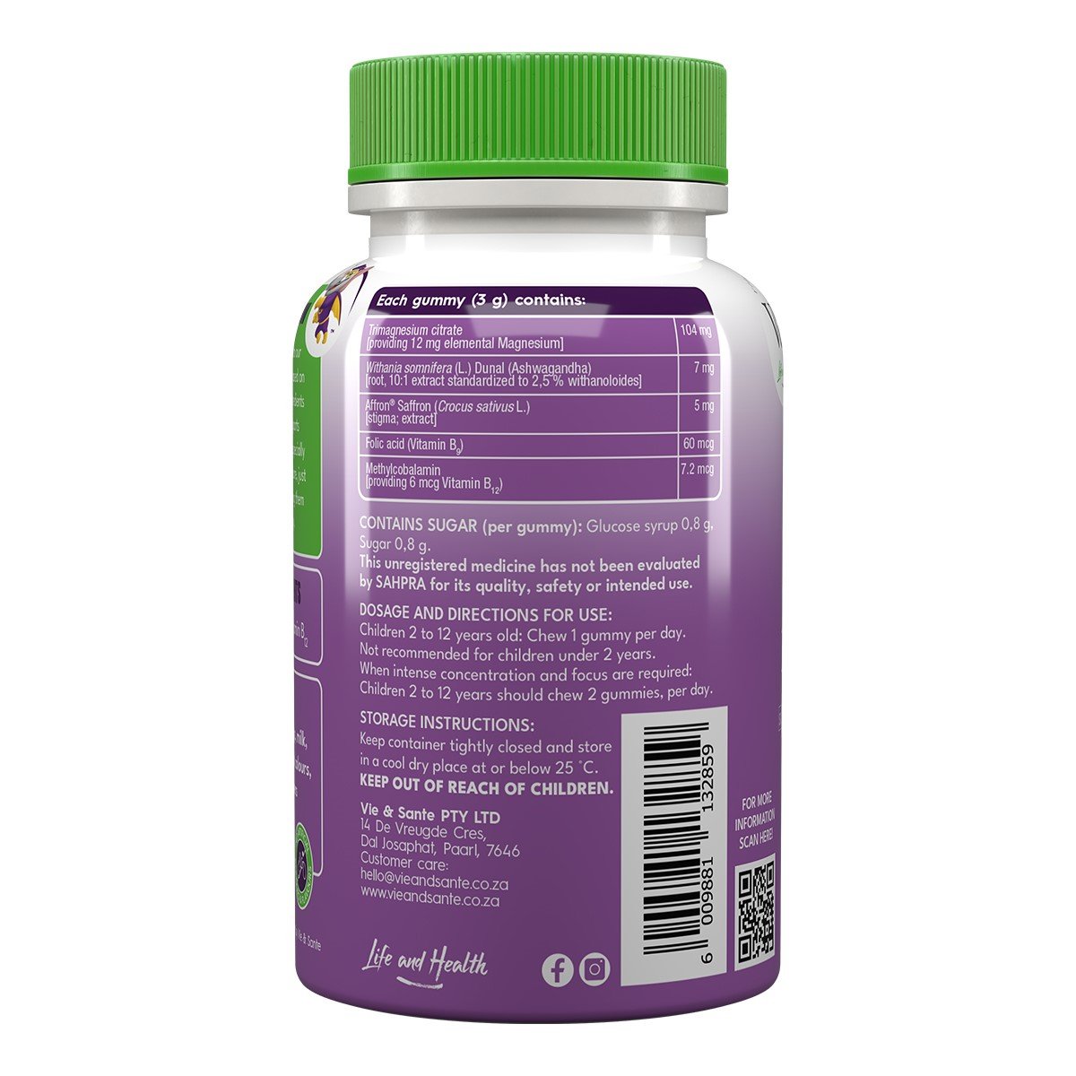 V&S - Brain Batteries Gummies 30s