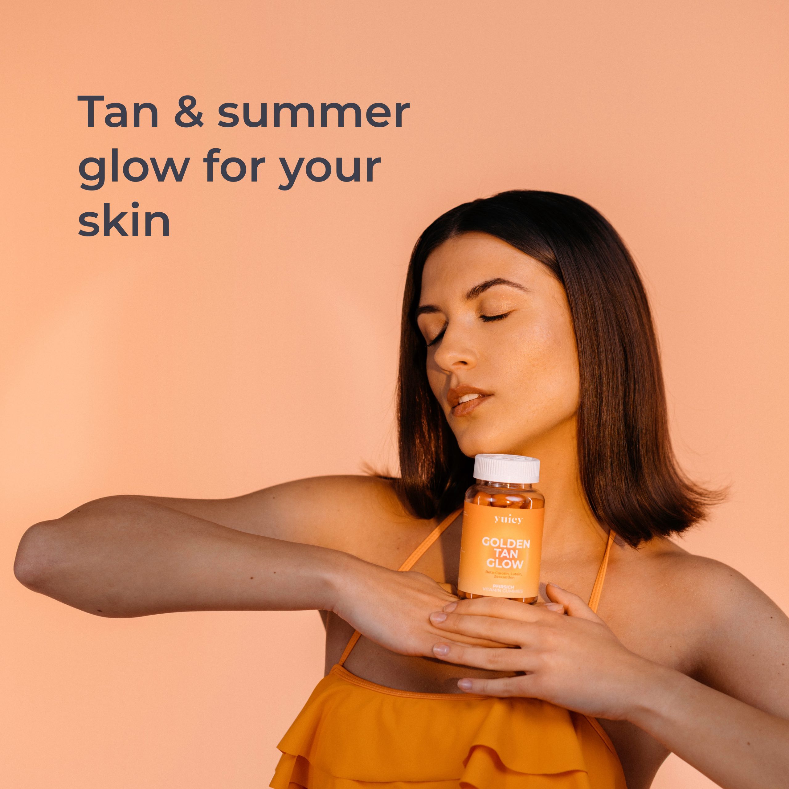 yuicy - Tan Glow Beta Carotene Gummies 60s