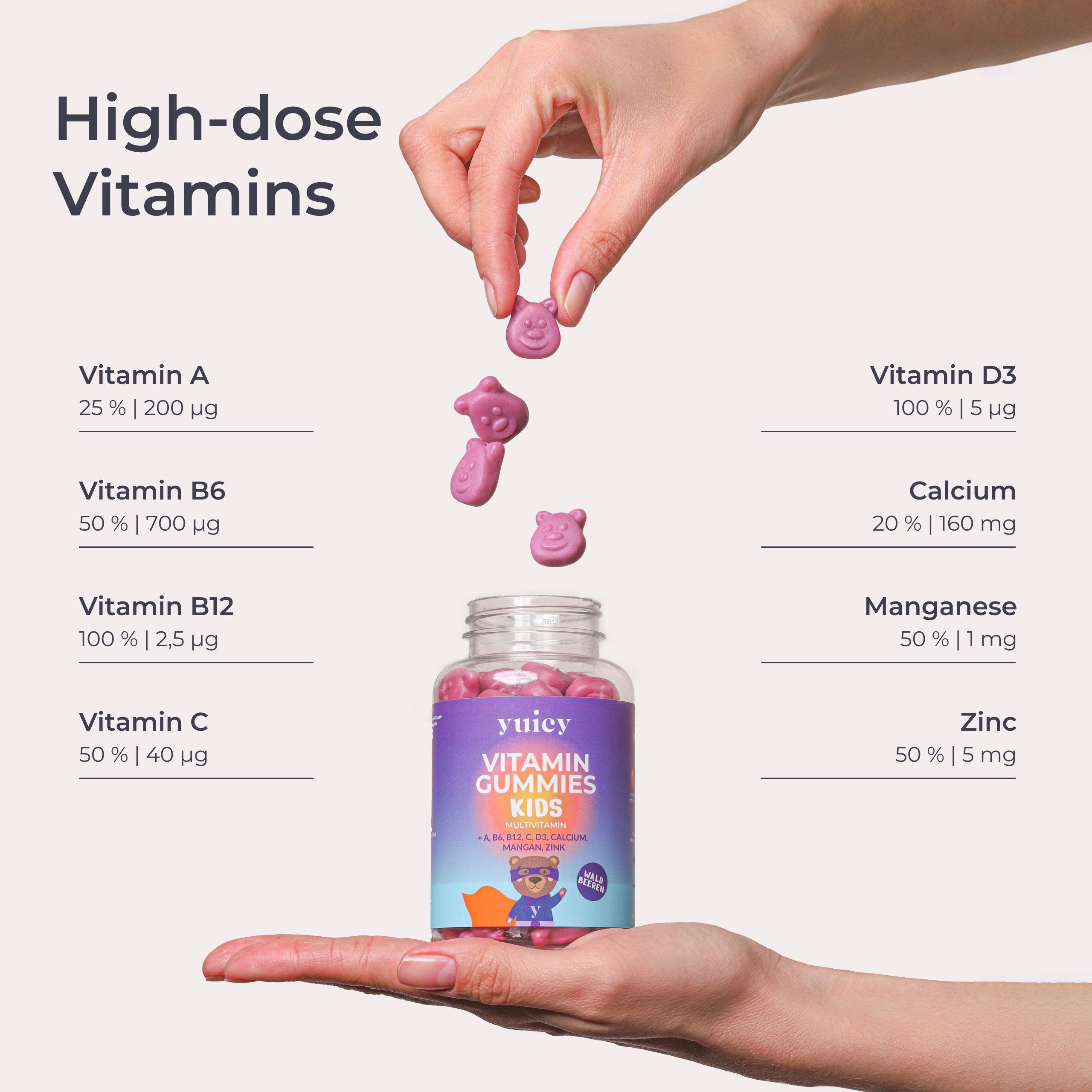 yuicy - Kids Multi Vitamin Gummies 60s