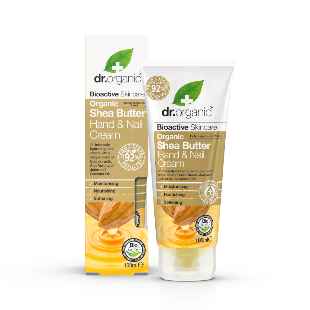 Dr Organic Shea Butter Hand & Nail Cream 100ml