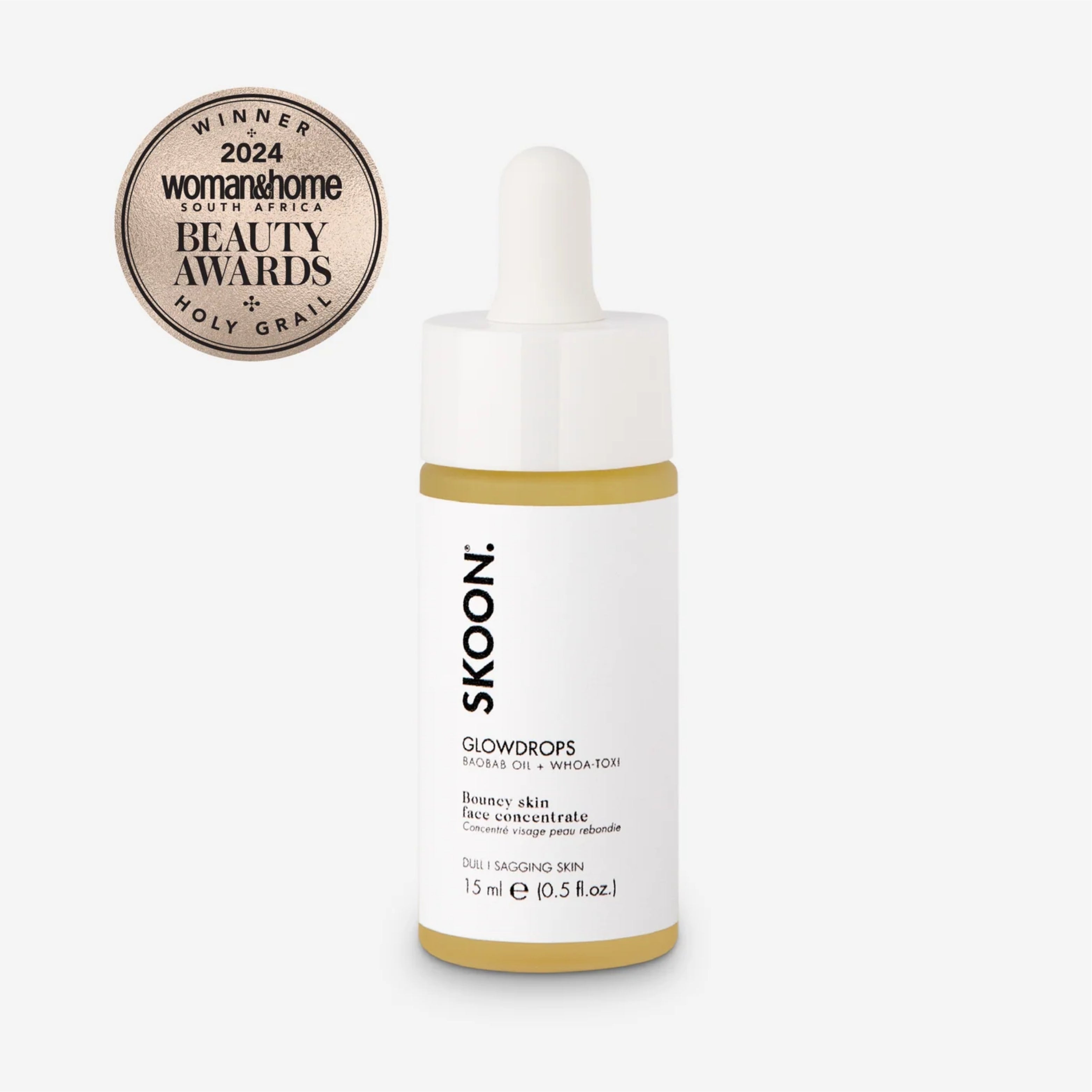 SKOON - Glowdrops Bouncy Face Concentrate 15ml+15ml Refill