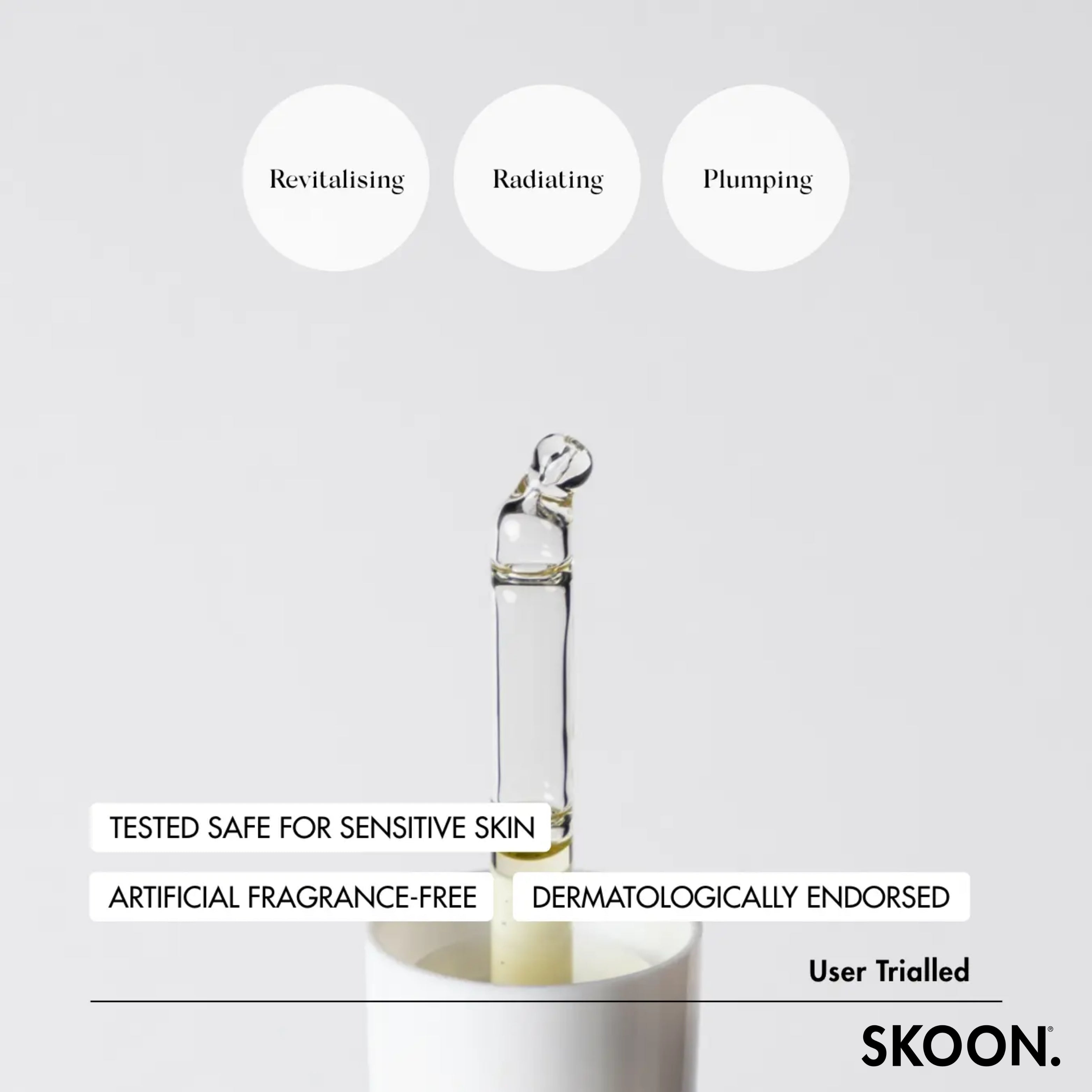SKOON - Glowdrops Bouncy Face Concentrate 15ml+15ml Refill