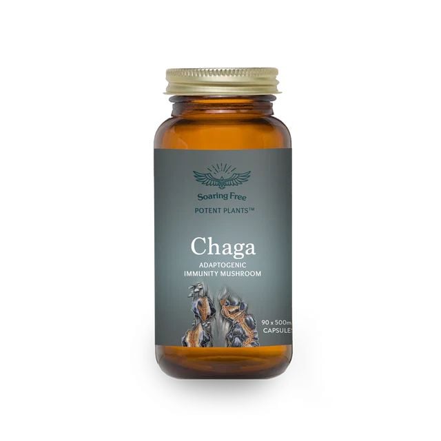 Soaring Free - Potent Plants Chaga Capsules 90s