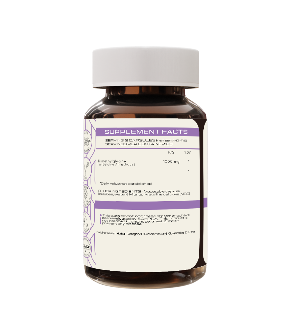 PrimeSelf - TMG (Betaine - Trimethylglycine) 60s