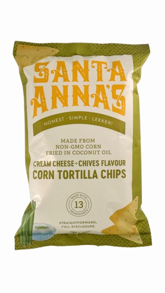 Santa Anna's - Corn Chips Cheese & Chive 185g