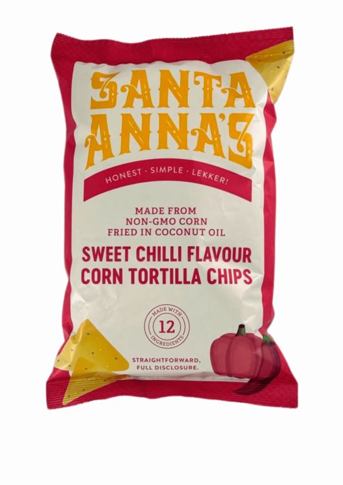 Santa Anna's - Corn Chips Sweet Chilli 185g
