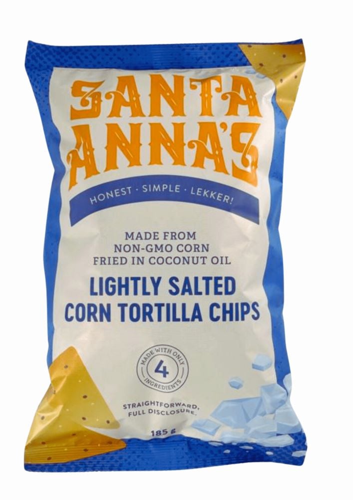 Santa Anna's - Corn Chips Lightly Salted 185g