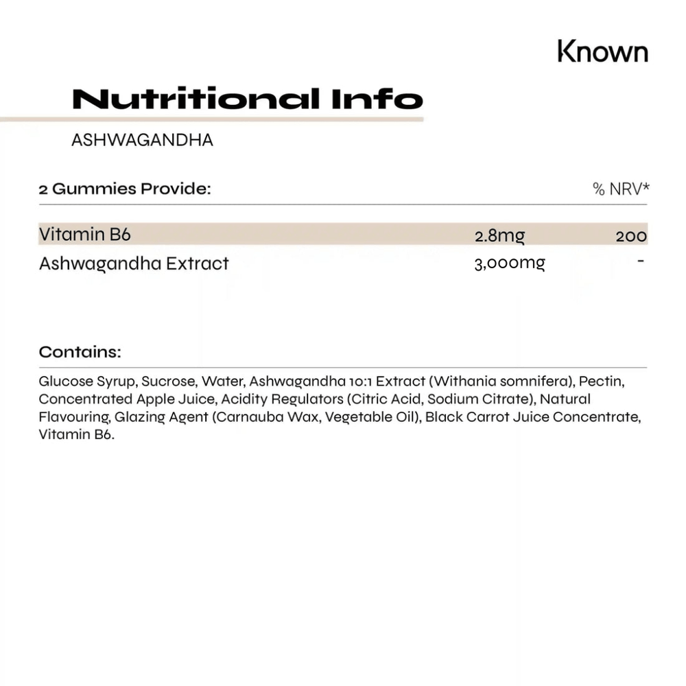 Known - Ashwagandha 60s