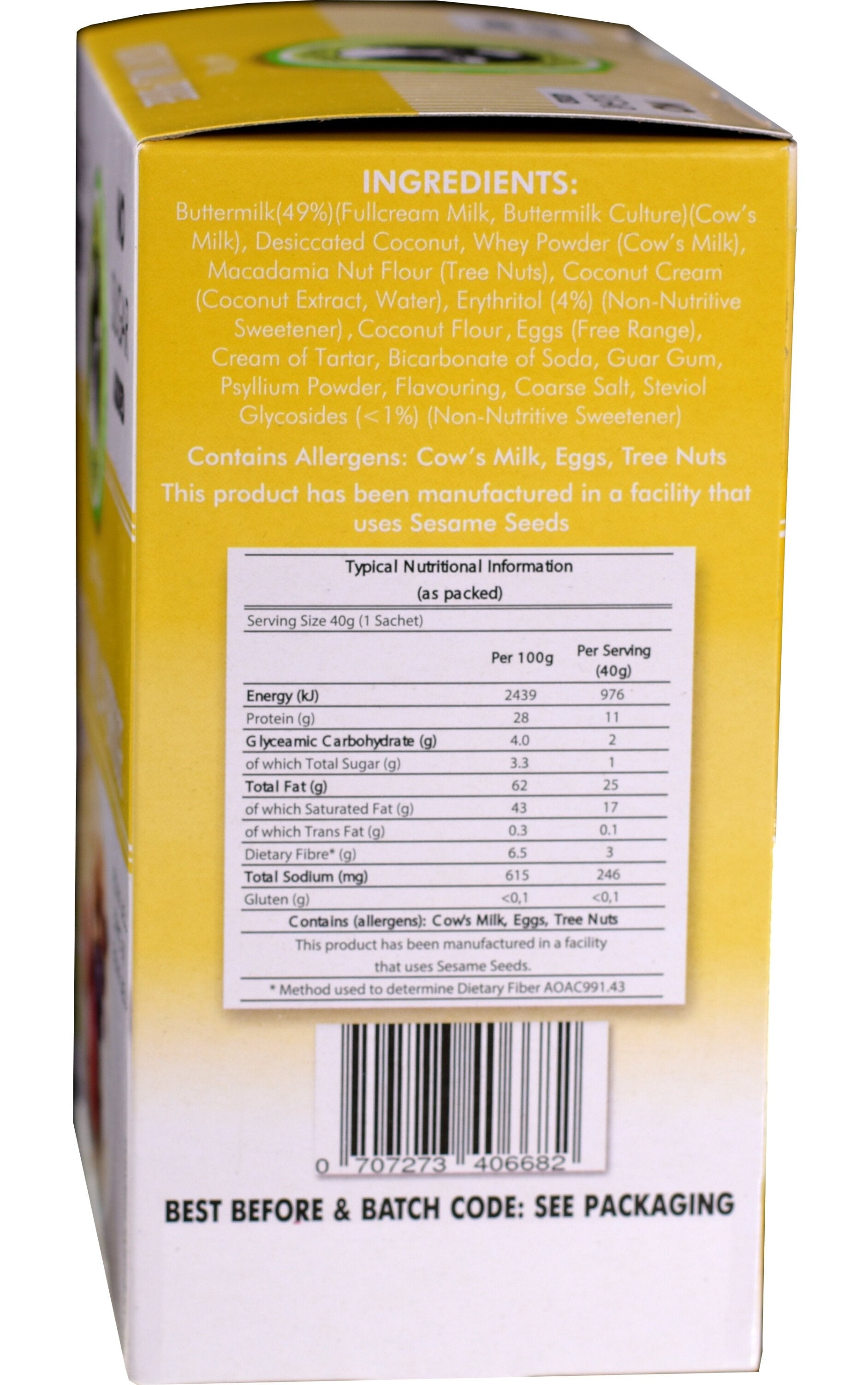 Gracious Bakers - Vanilla Porridge Gluten Free 200g