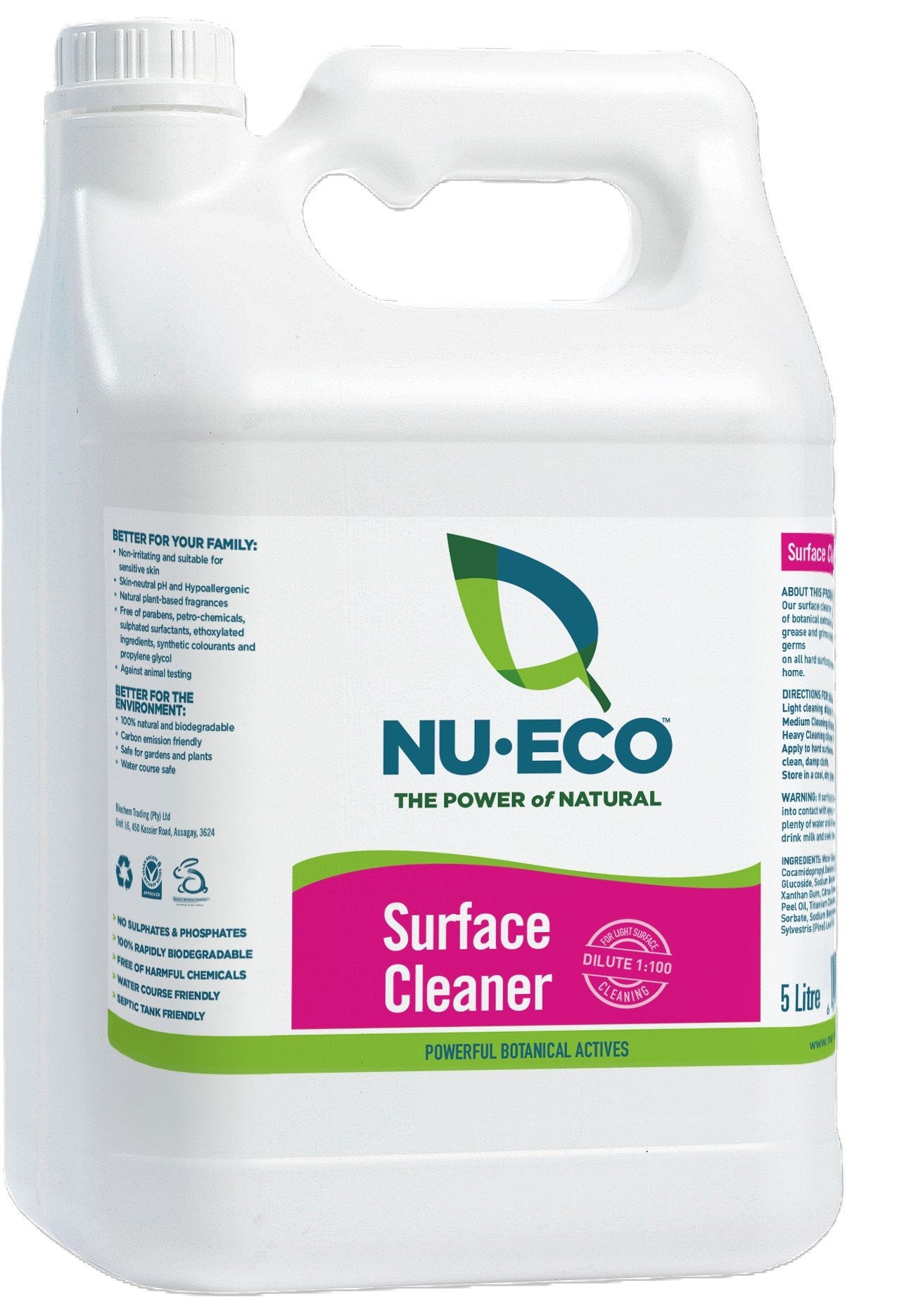 Nu-Eco - Surface Cleaner 5L