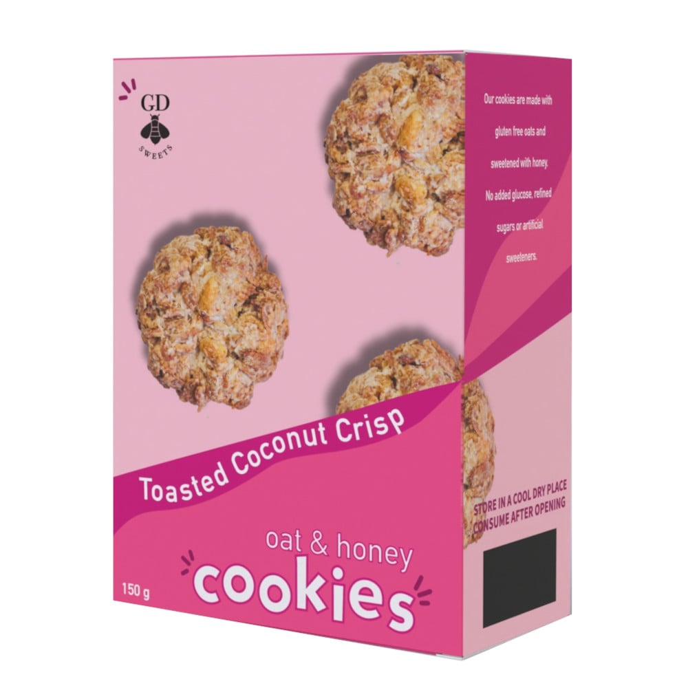 Gayleen's Decadence - Cookies Oat & Honey Coconut Crisp 150g
