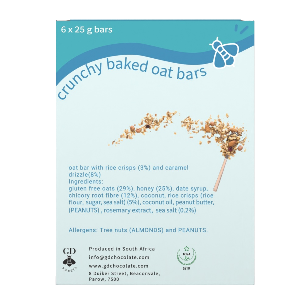 Gayleen's Decadence - Oat Bars Caramel Crisp Sea Salt 150g