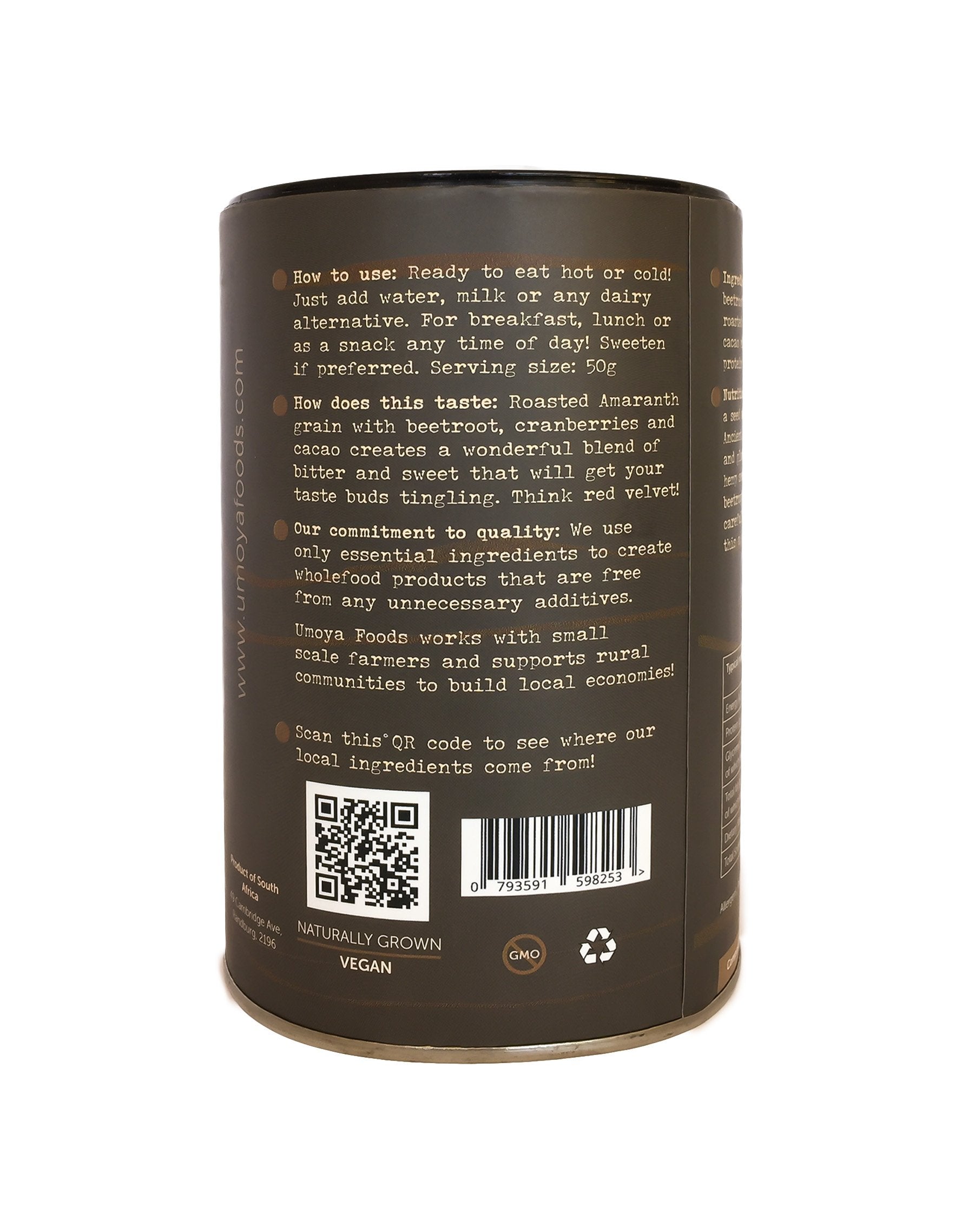 Umoya Foods - Thrive Cereals Cacao 250g