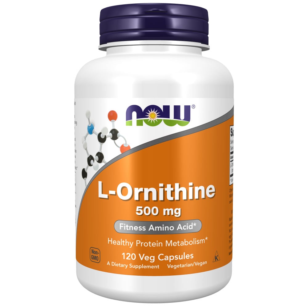 NOW- L-Ornithine 500 mg 120s