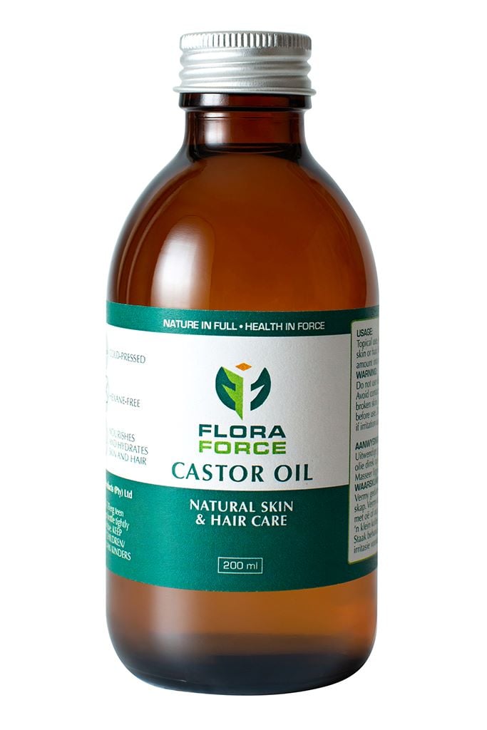 Flora Force - Castor Oil (Cold pressed, hexane free) 200ml