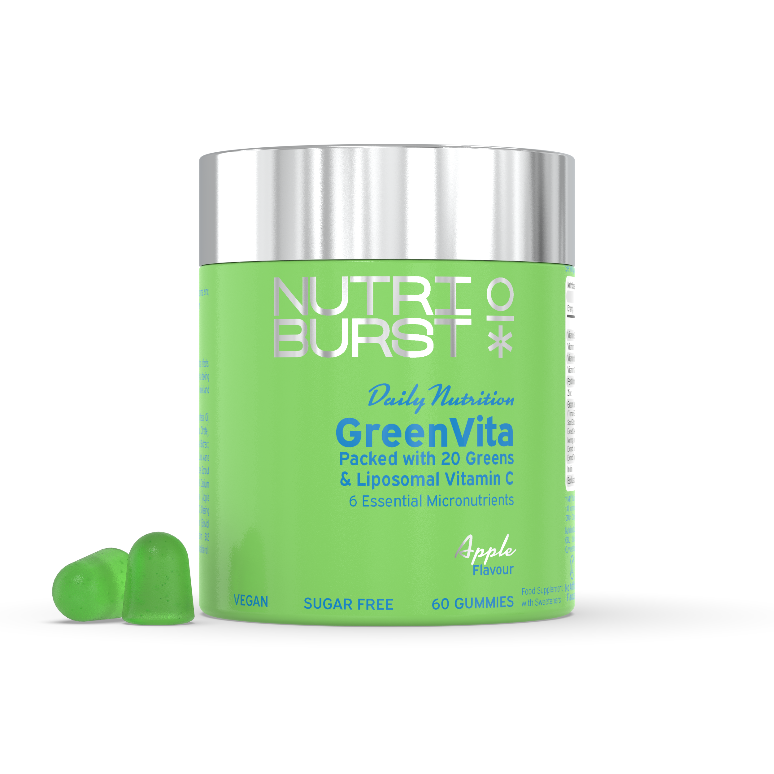 Nutriburst - GreenVita Gummies 60s