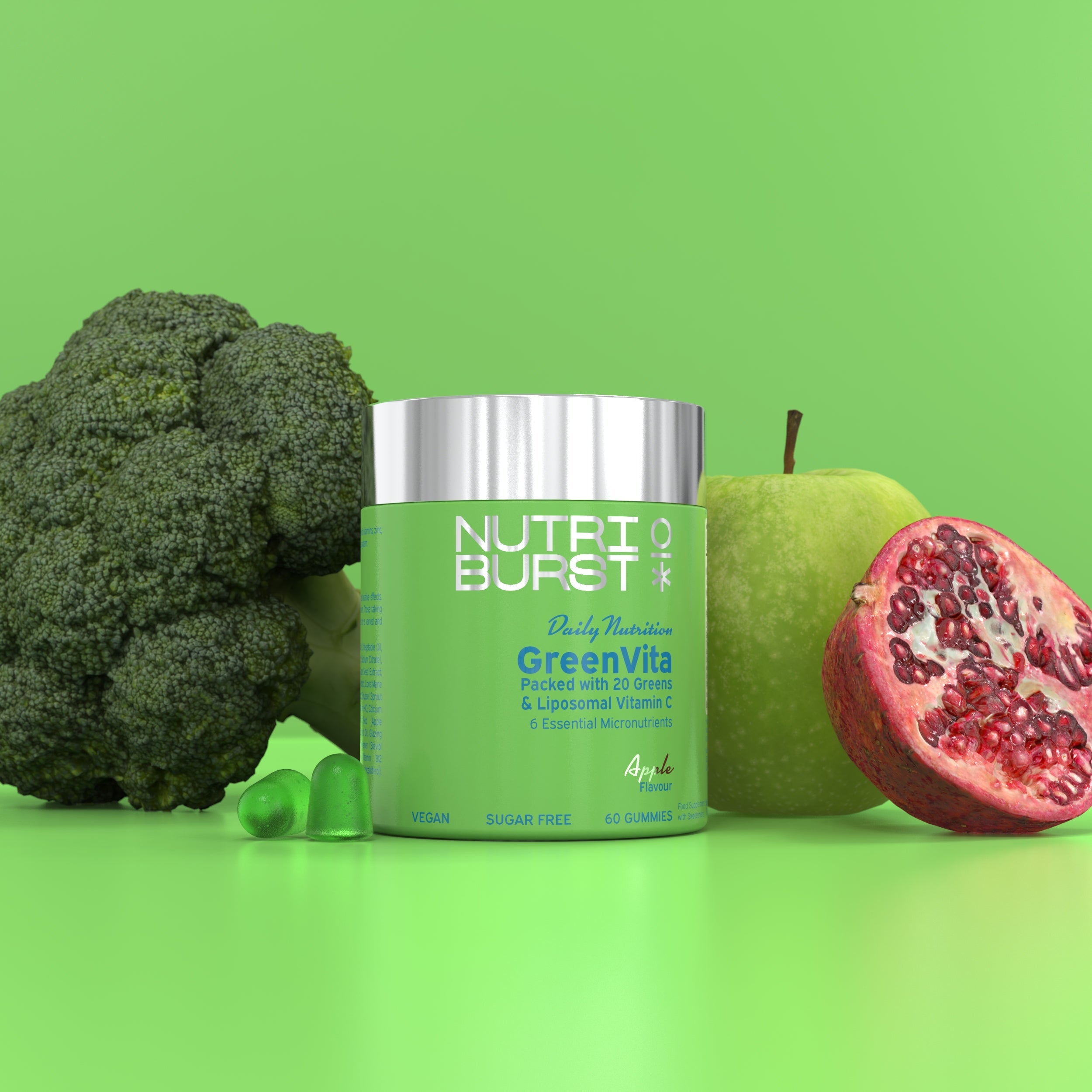 Nutriburst - GreenVita Gummies 60s