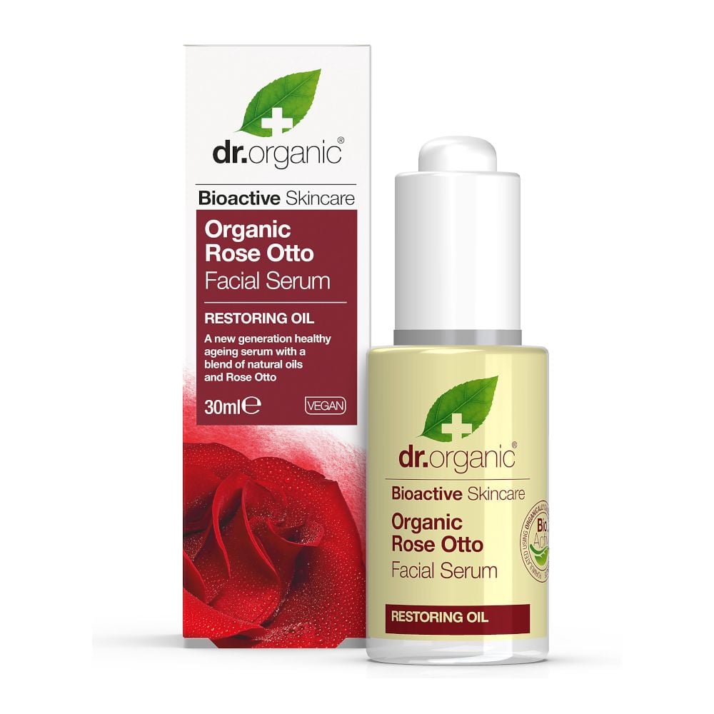 Dr Organic - Rose Otto Facial Serum 30ml