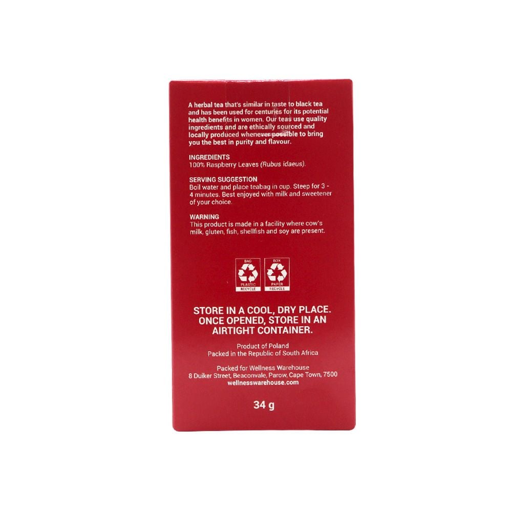 Wellness - Raspberry Loose Leaf Tea Infusion 34g