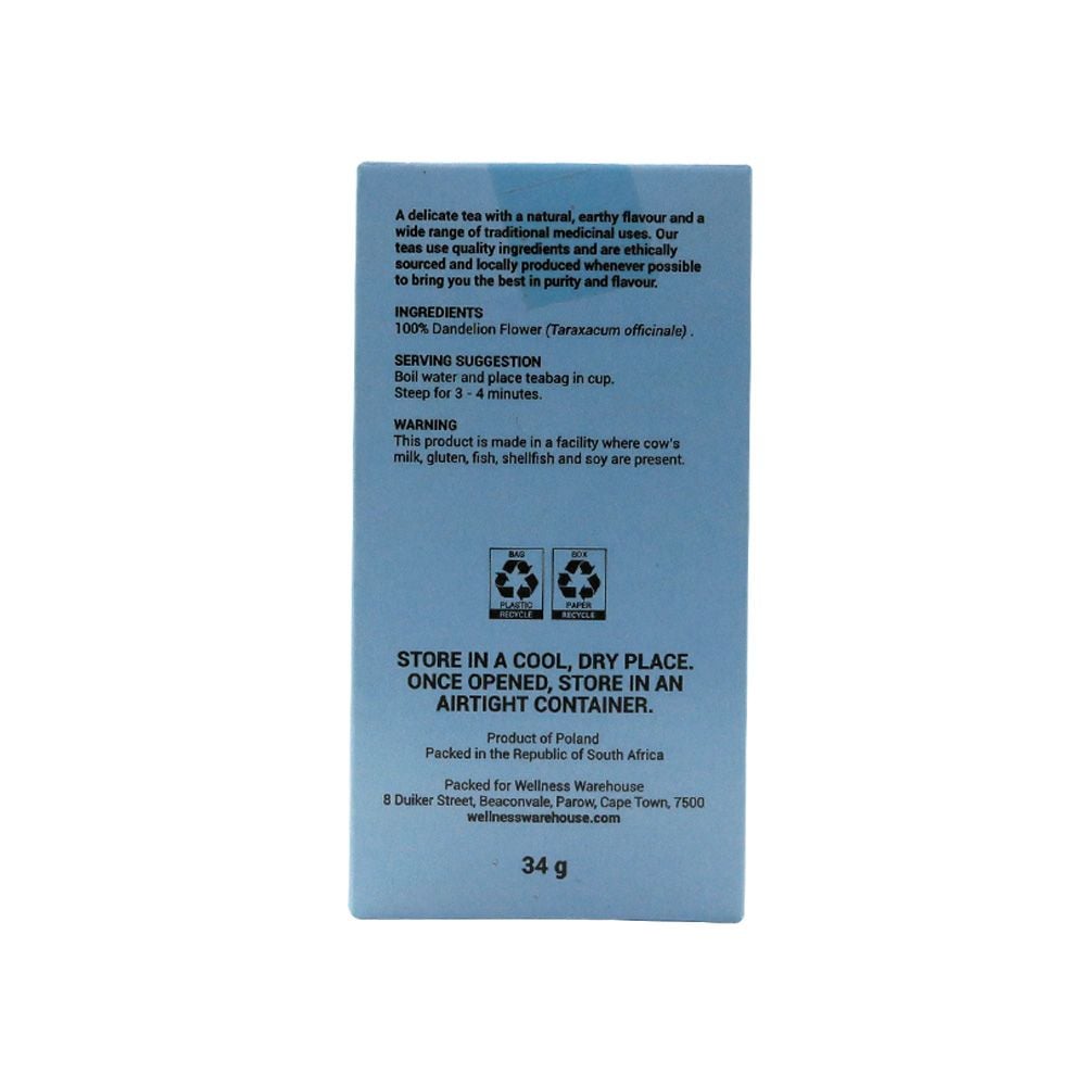 Wellness - Dandelion Flower Tea Infusion 20s