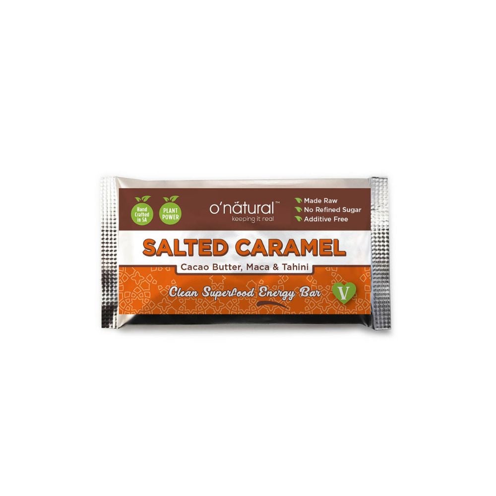 O'Natural - Chocolate Superfood Bar Salted Caramel 40g