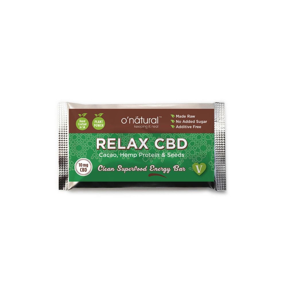 O'Natural - Chocolate Superfood Bar Relax CBD 40g
