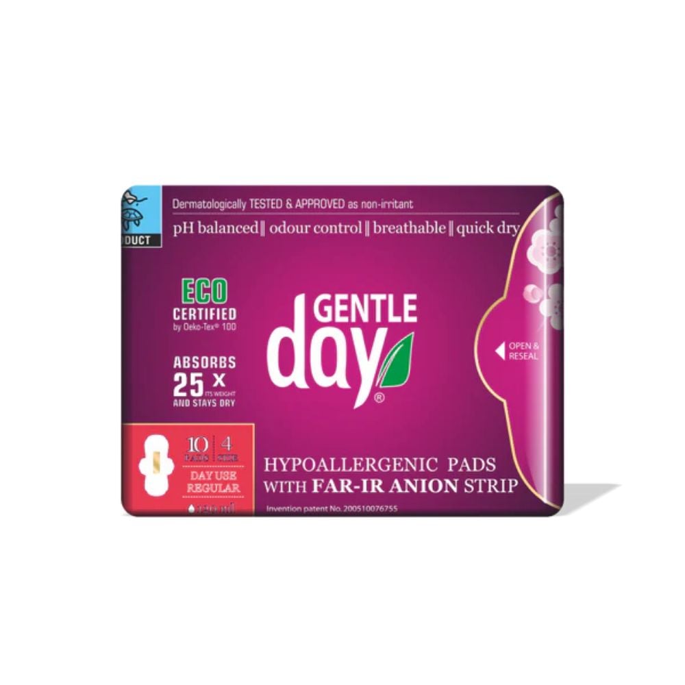 Gentle Day - Organic Pads Regular Flow 10s