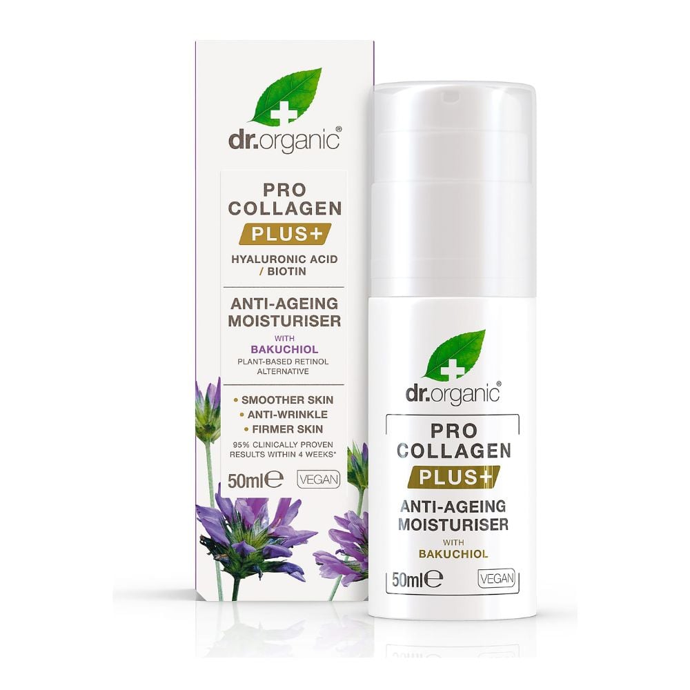 Dr Organic - Pro Collagen+ Anti-Ageing Moisturiser With Bakuchiol 50ml