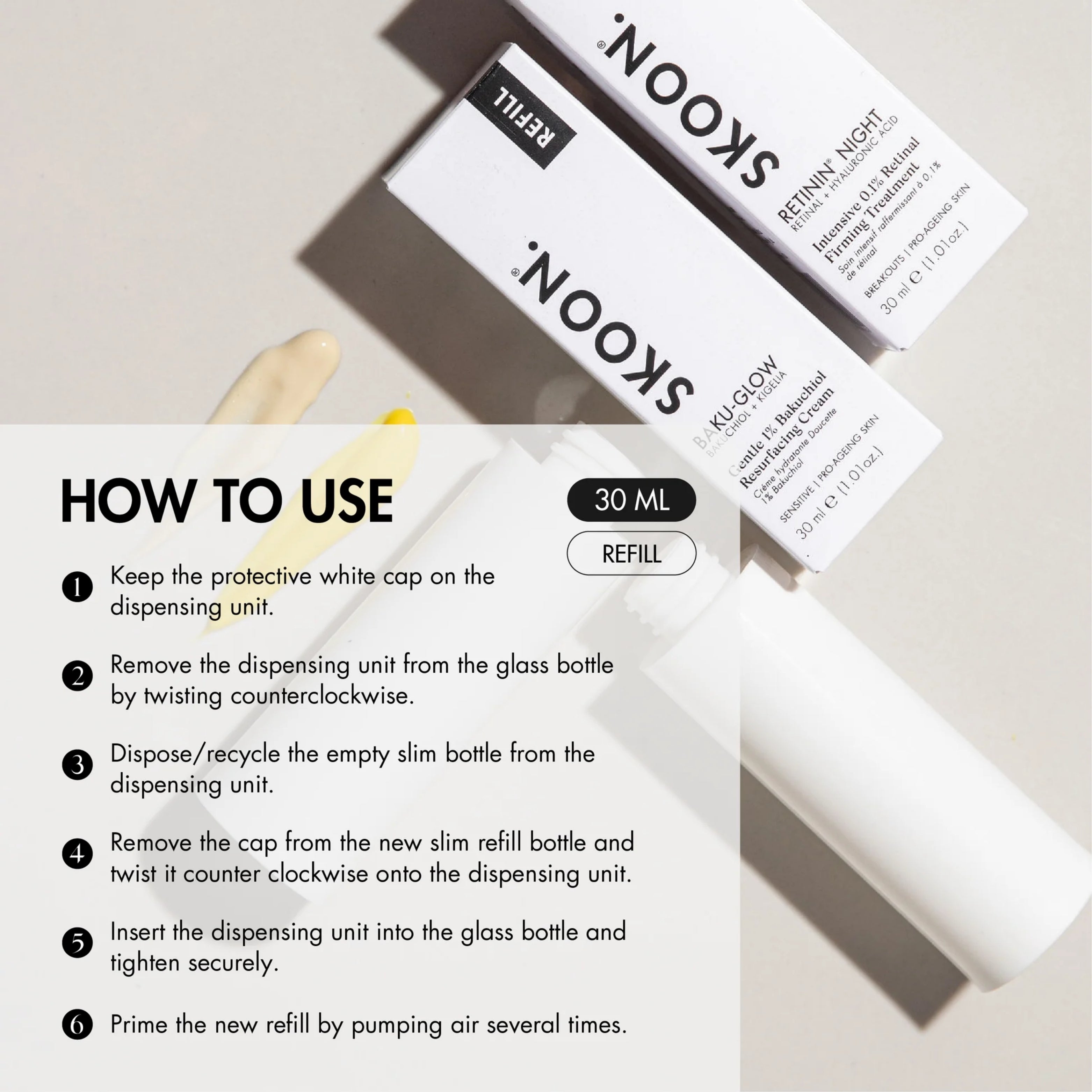 SKOON - Retinin Night Cream Refill 30ml