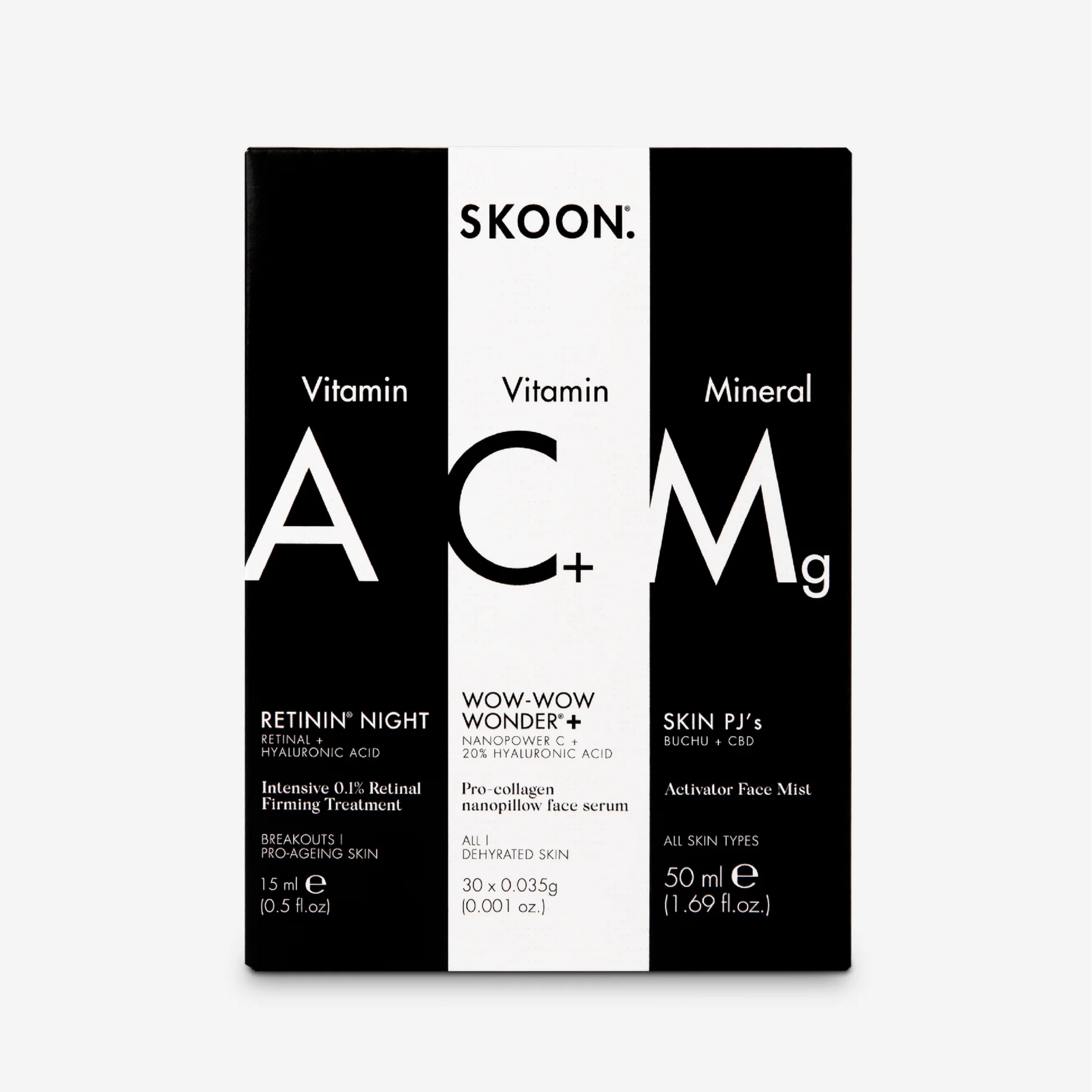 SKOON - Triple Threat (Retinin Night + WWW + Skin PJs)