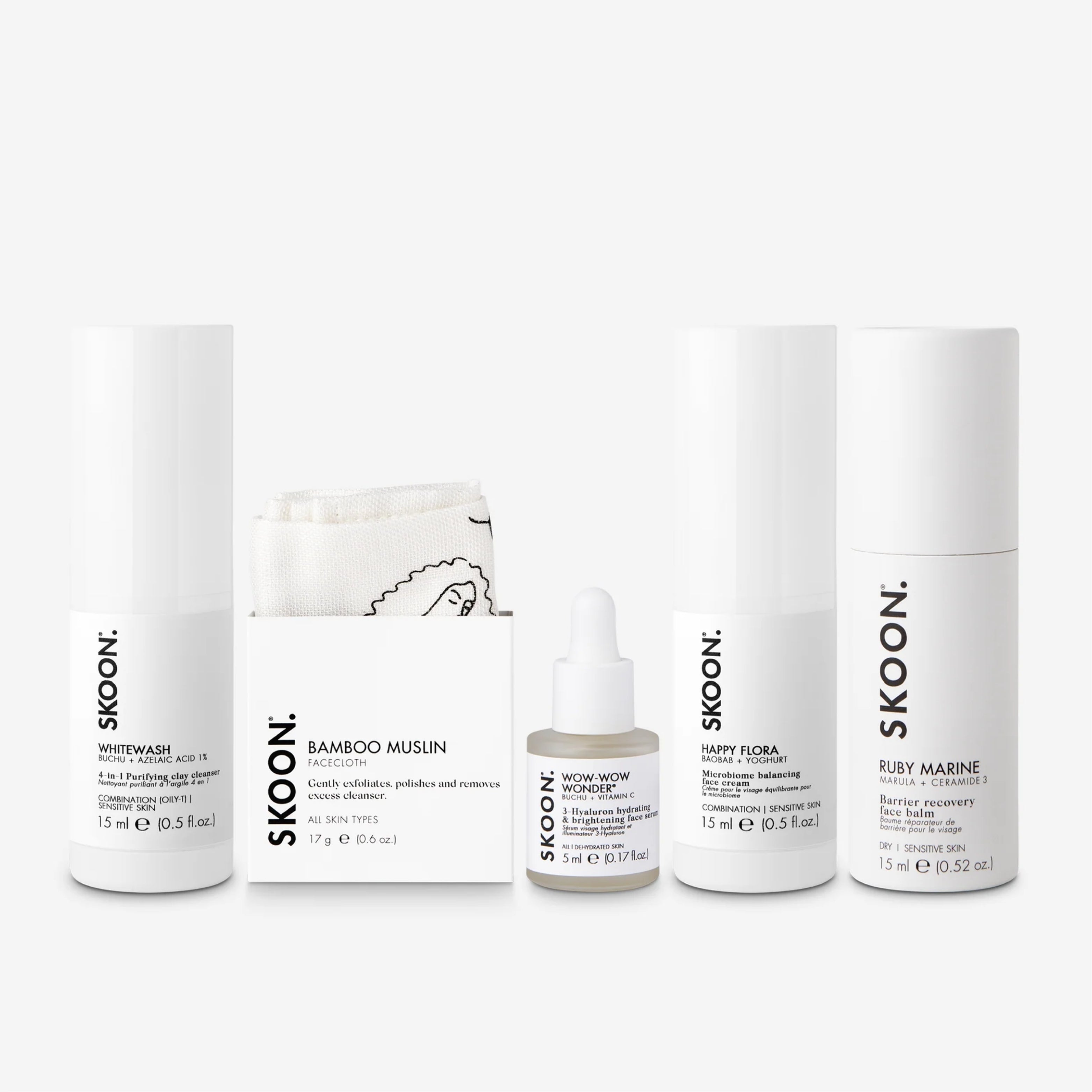 SKOON - Tame The Zone Combination ( Oily T) + Sensitive Skin Set