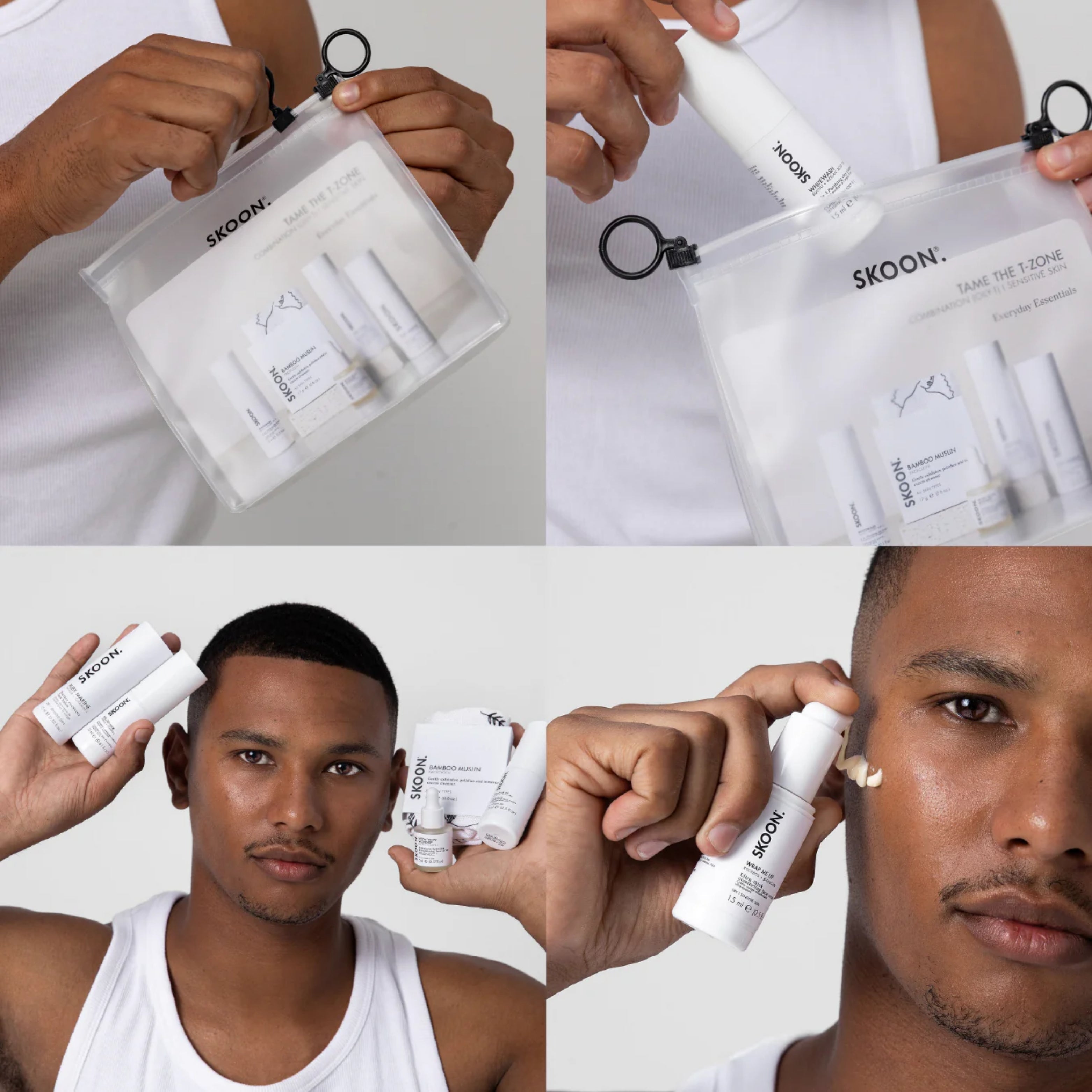 SKOON - Tame The Zone Combination ( Oily T) + Sensitive Skin Set