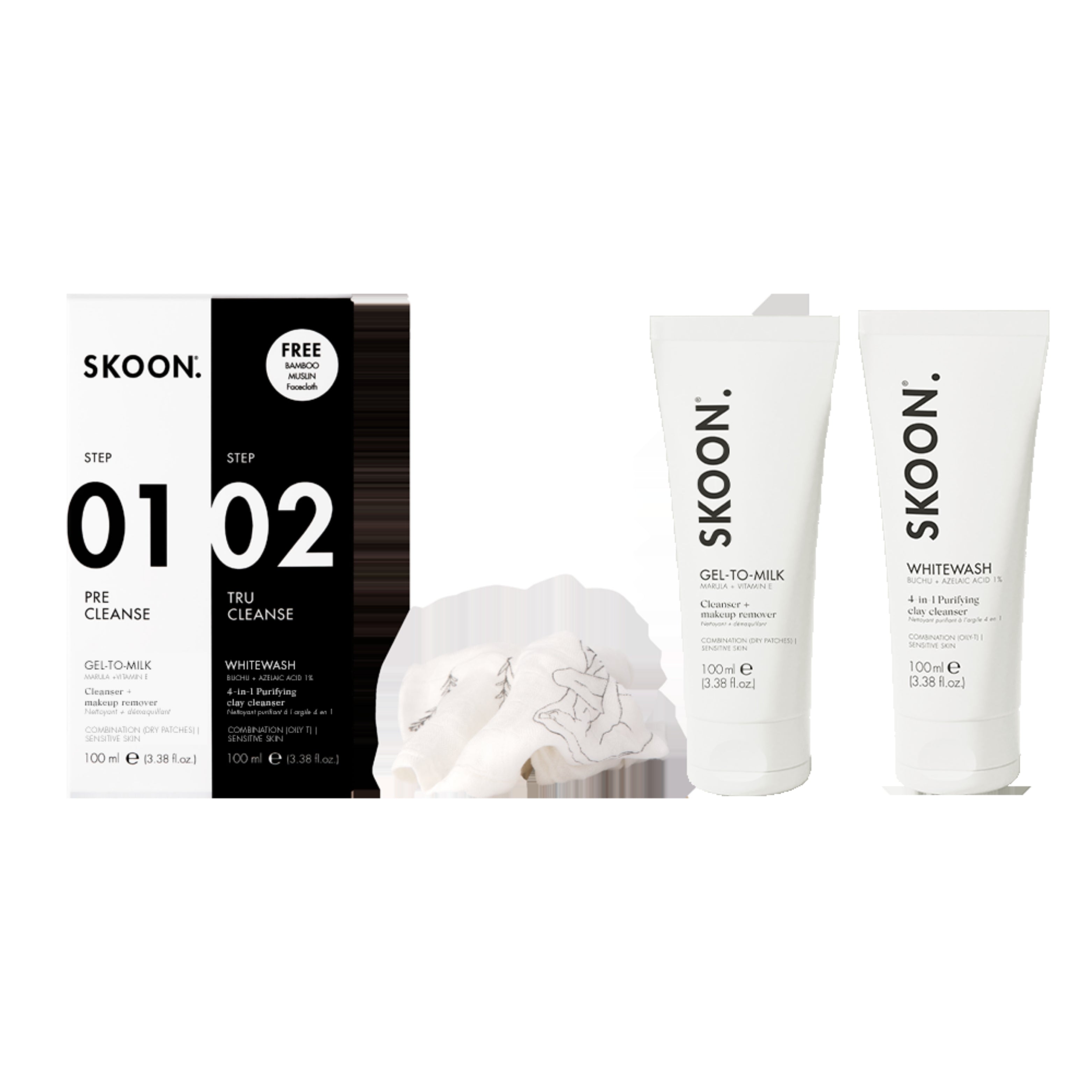 SKOON - Double Cleanse Combo Oily Pack