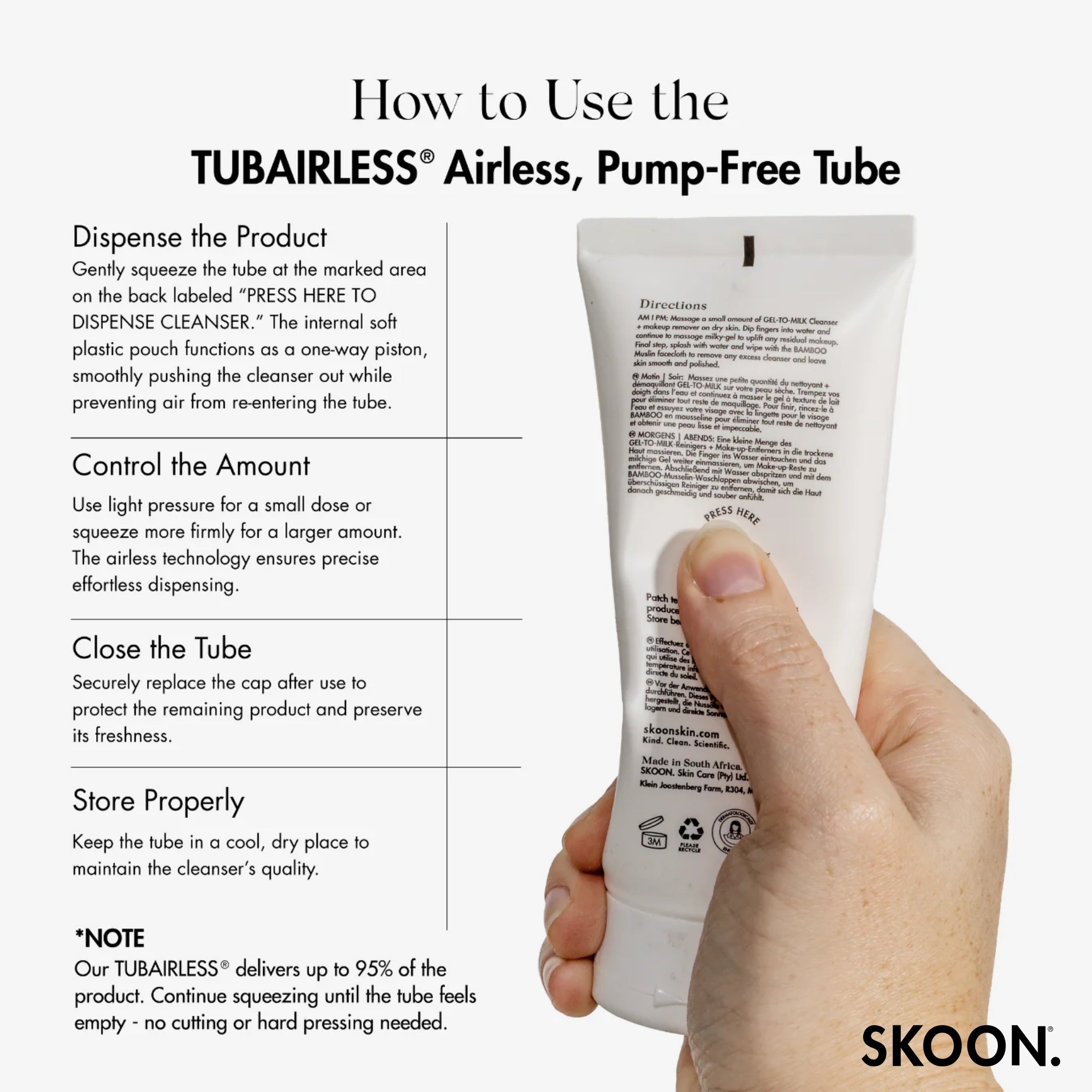 SKOON - Gel-To-Milk 100ml