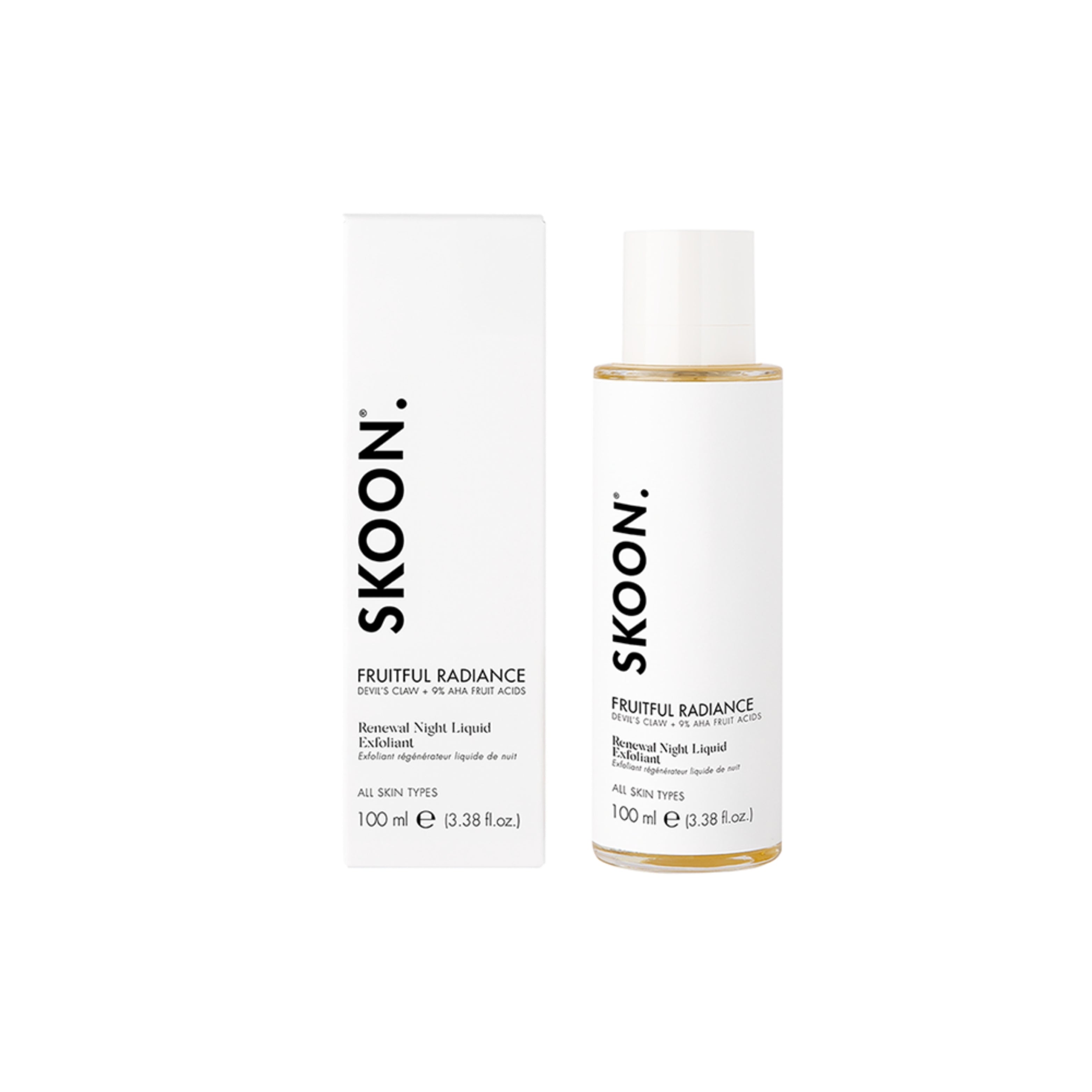 SKOON - Fruitful Radiance Renewal Night Liquid Exfoliant 100ml