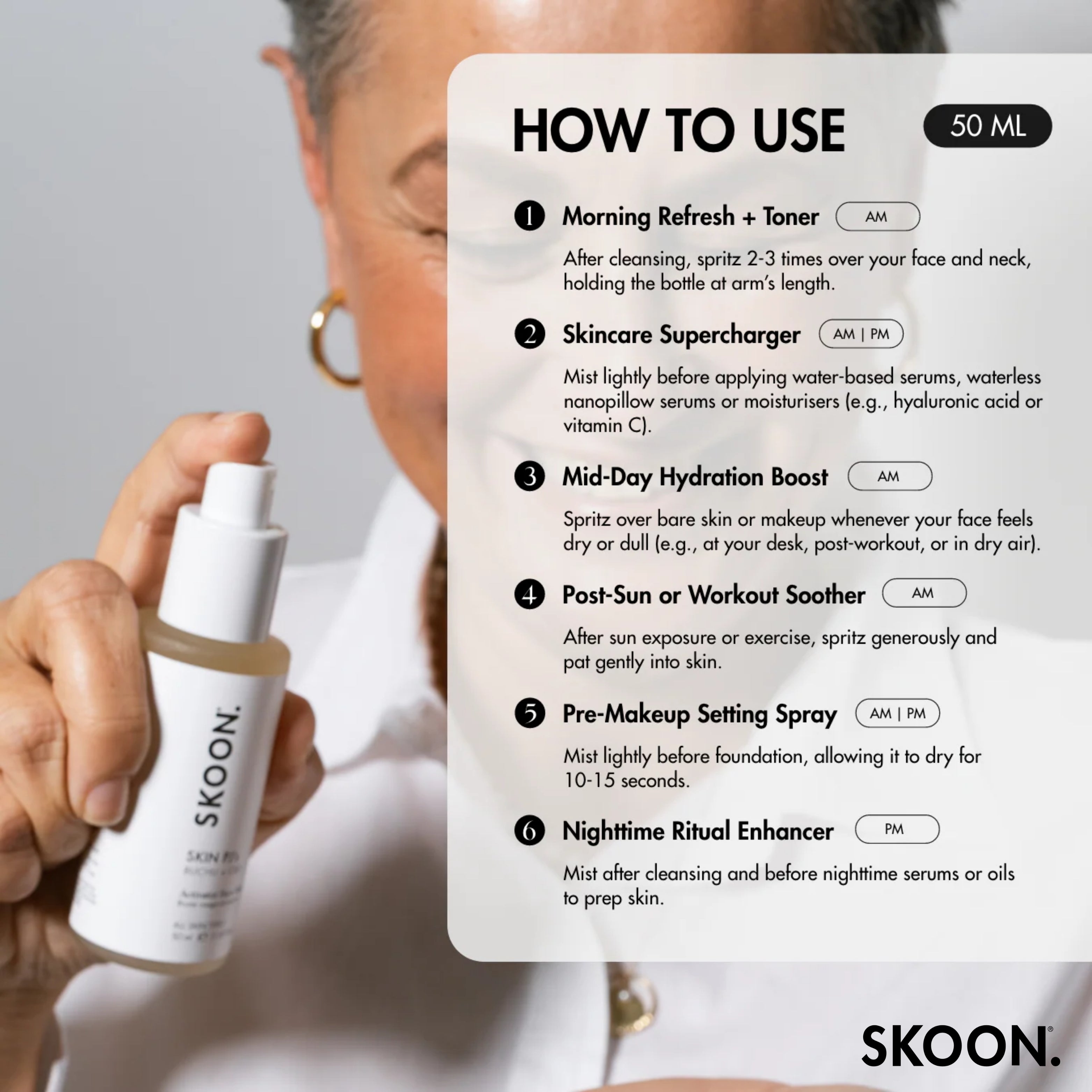 SKOON - Skin Pjs Activator Face Mist 50ml